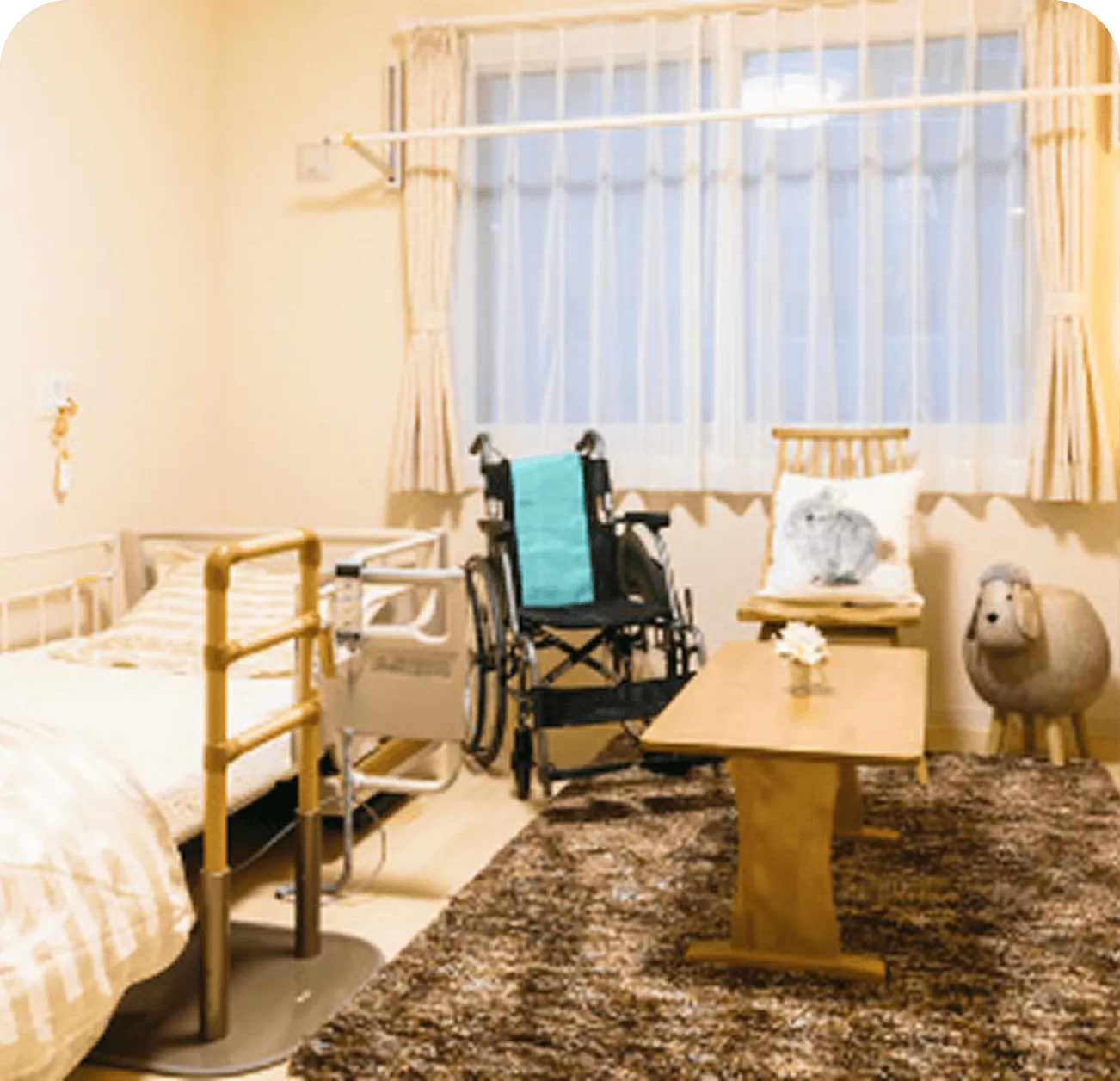 充実したプライベート空間